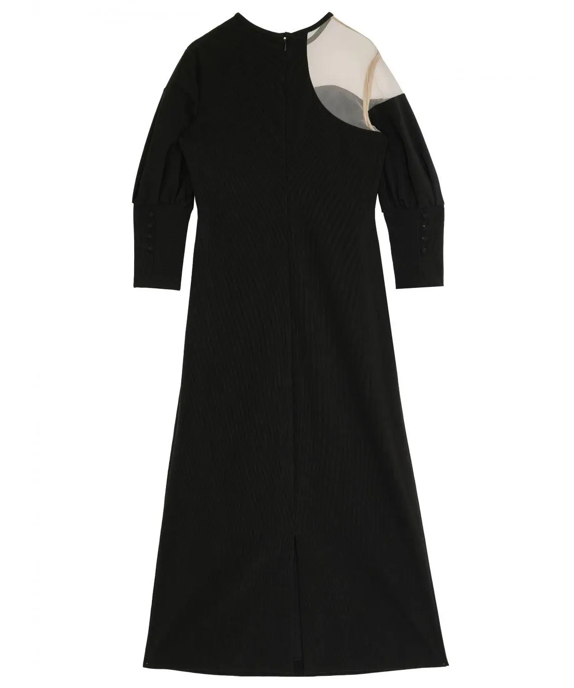 AMERI LAKE CURVE TRICOT RIB DRESS (Sサイズ) Sサイズ】LAKE CURVE TRICOT RIB DRESS Ameri VINTAGE（アメリ