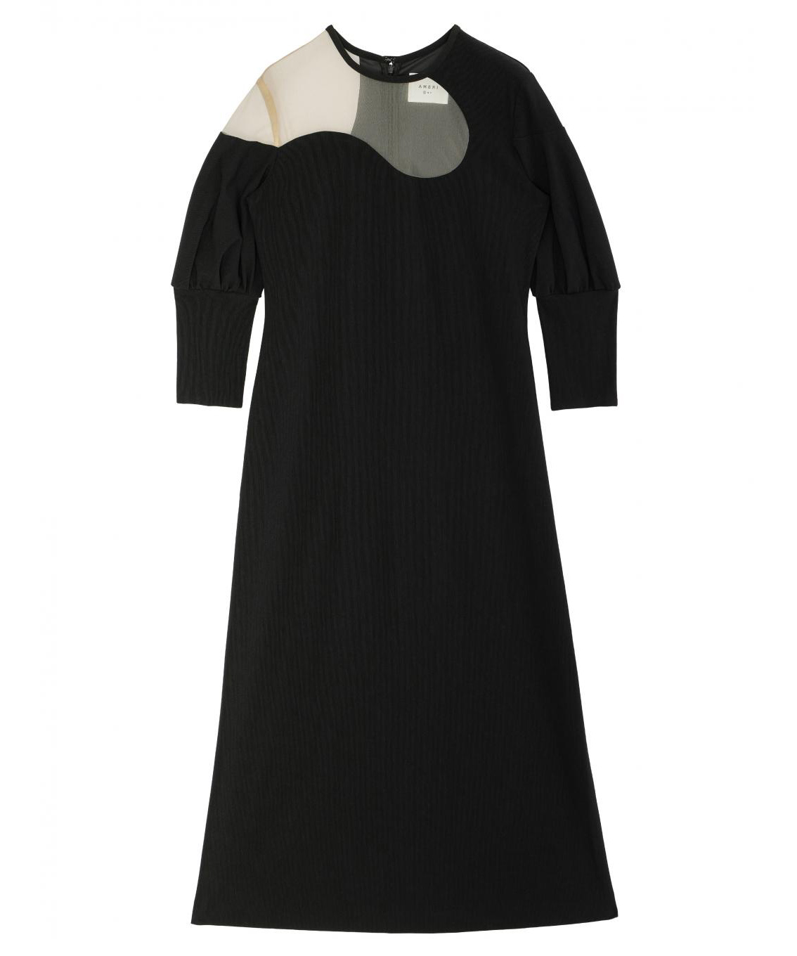 AMERI LAKE CURVE TRICOT RIB DRESS