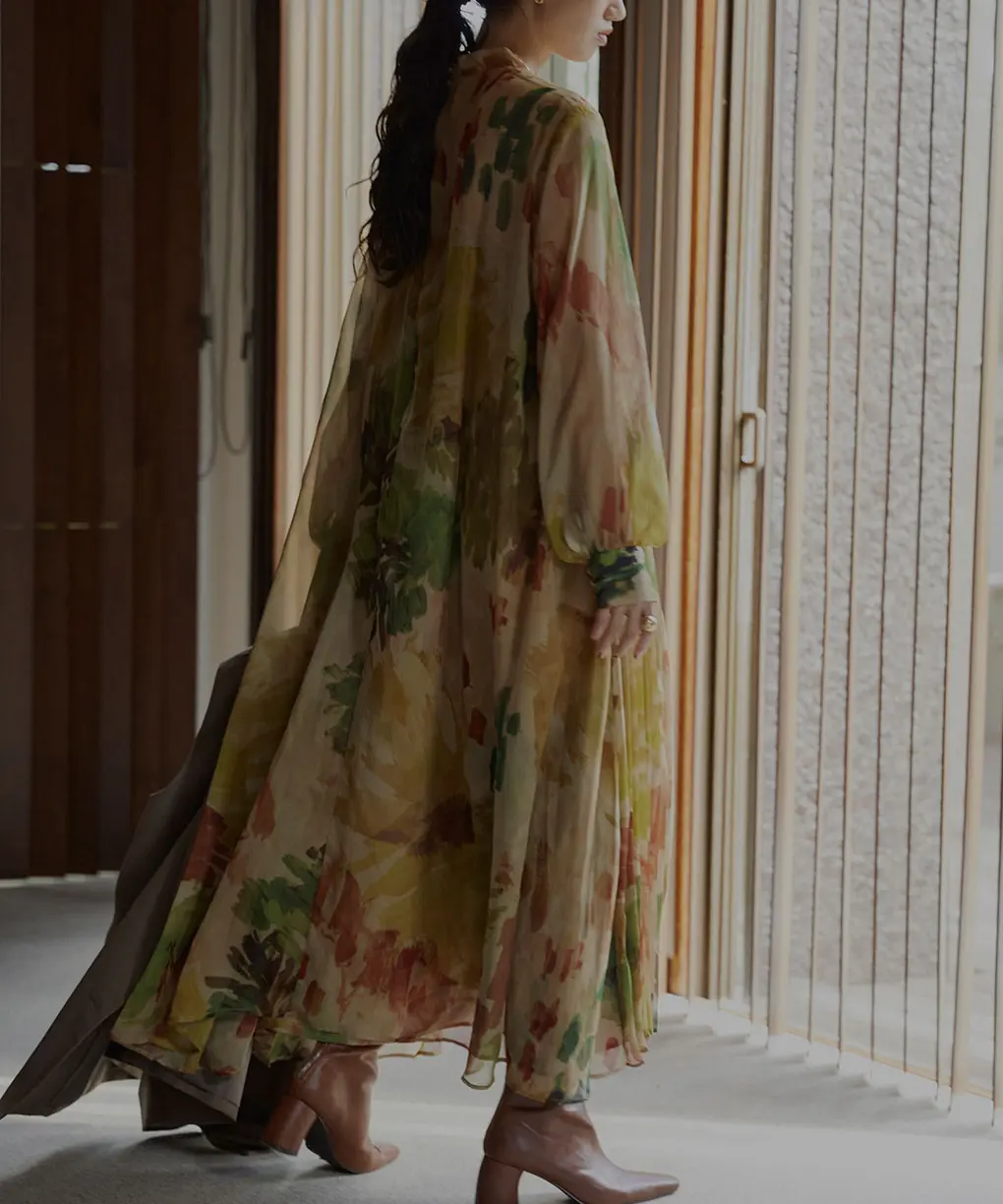Ameri（アメリ）の「UND WILLOW PAINT DRESS（ワンピース）」 - WEAR