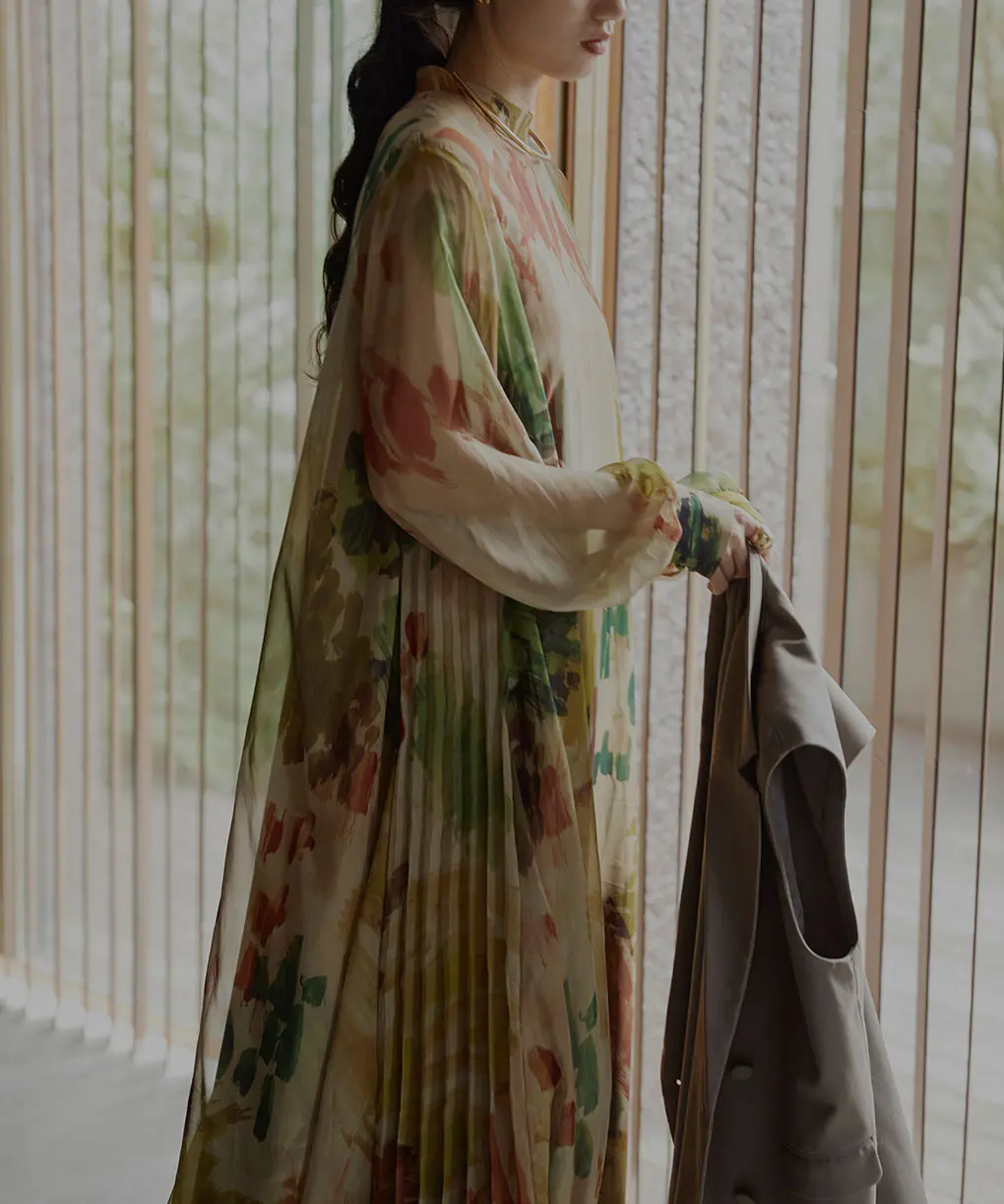 Mサイズ】UND WILLOW PAINT DRESS Ameri VINTAGE（アメリ