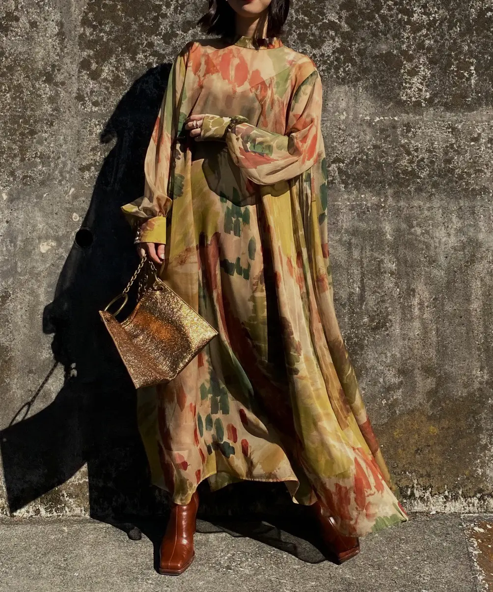 AmeriVintage 】UND WILLOW PAINT DRESS