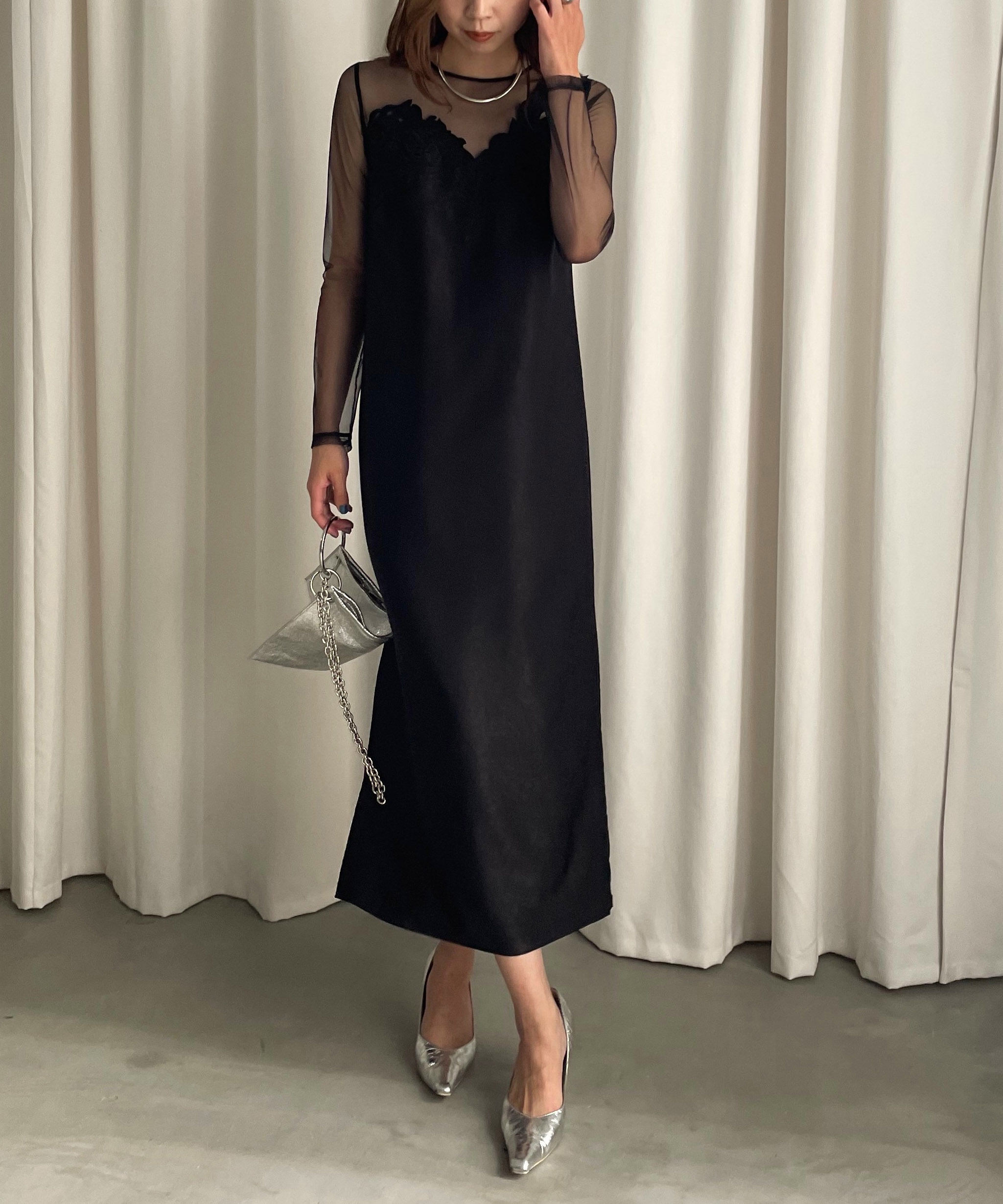 AmeriVINTAGE新作完売品UND RENEE CUTWORK DRESS