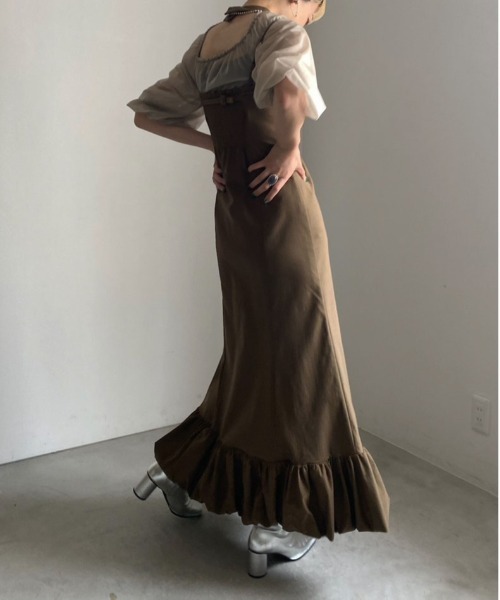 XSサイズ】LAYERED BALLOON HEM DRESS Ameri VINTAGE（アメリ 