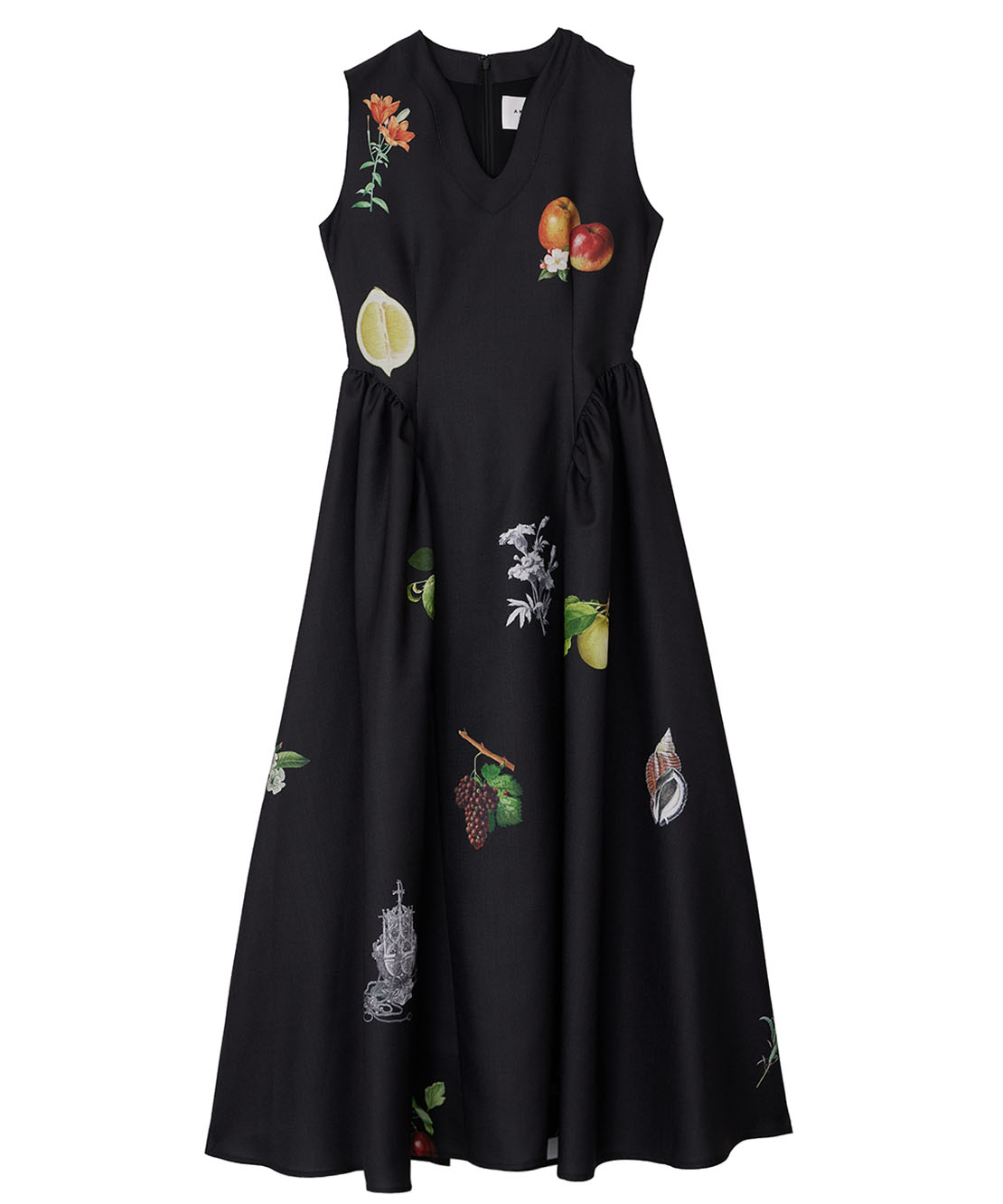 Sサイズ】ELEANOR LINEN LIKE DRESS Ameri VINTAGE（アメリ