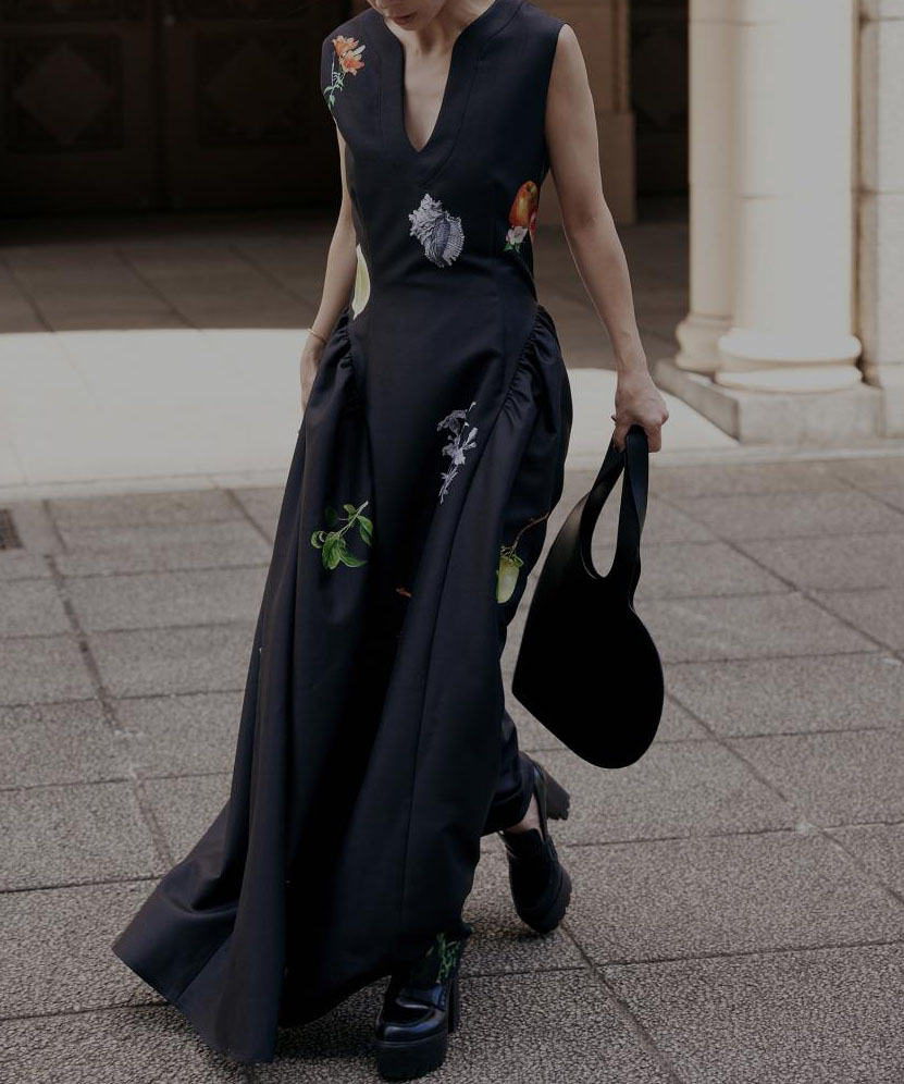 Sサイズ】ELEANOR LINEN LIKE DRESS Ameri VINTAGE（アメリ