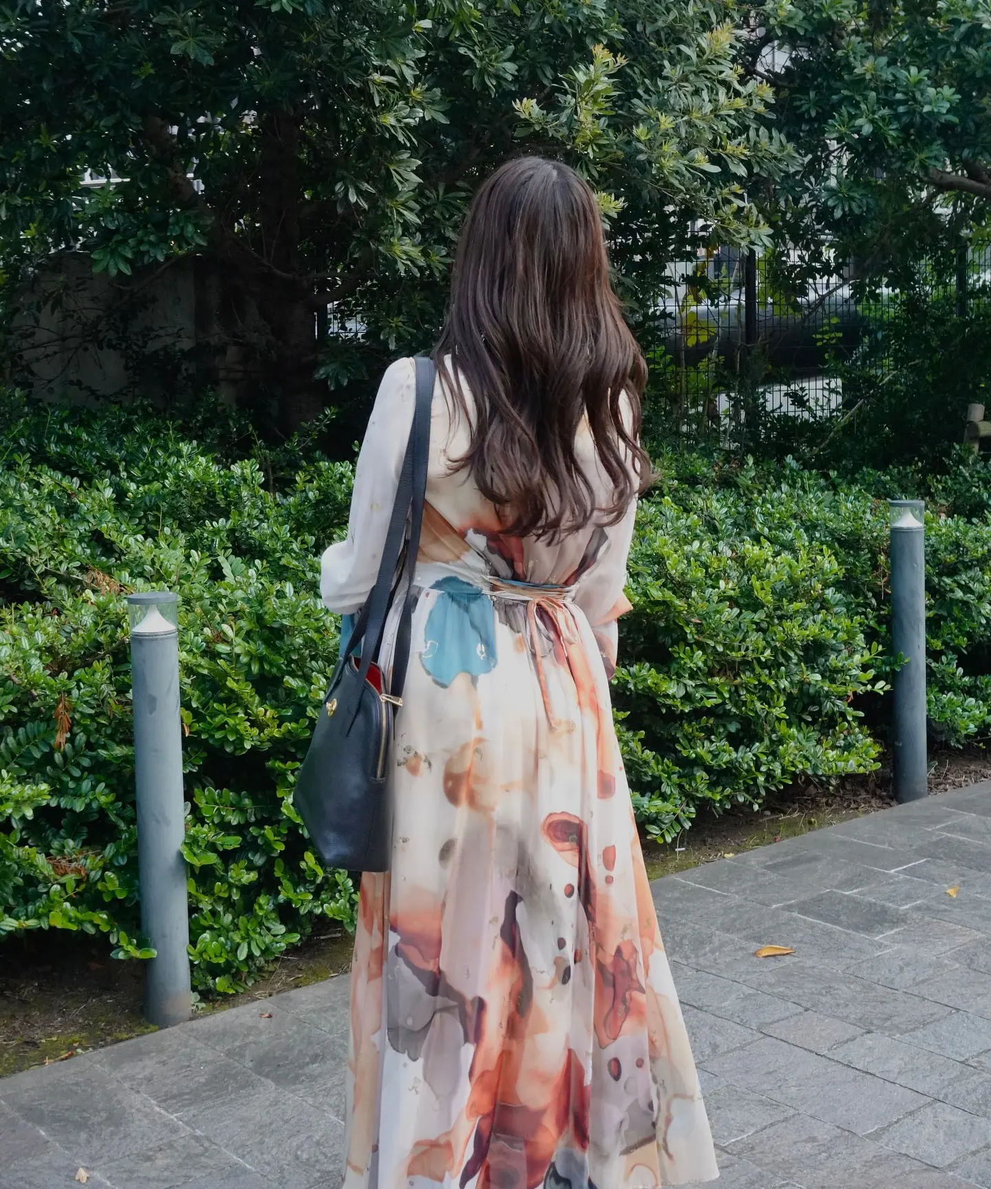 Mサイズ】UNDRESSED AMELIA INK ART DRESS Ameri VINTAGE（アメリ