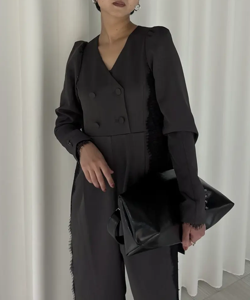 Mサイズ】UND TAKE ON LACE ROMPERS Ameri VINTAGE（アメリ