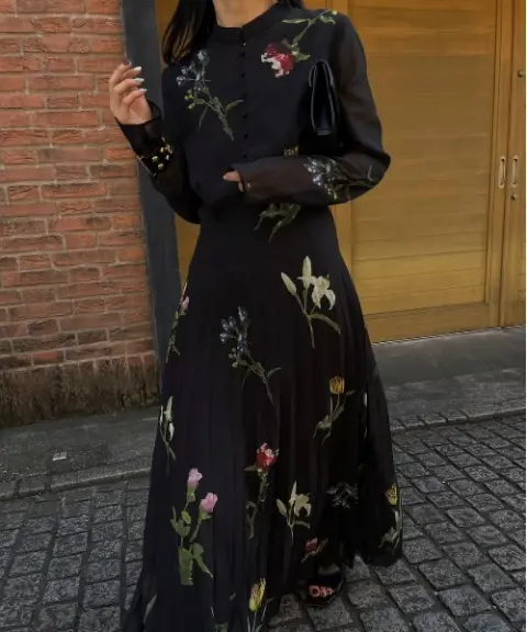 Ameri VINTAGE（アメリヴィンテージ） 【Mサイズ】SOFIA PLEATS DRESS