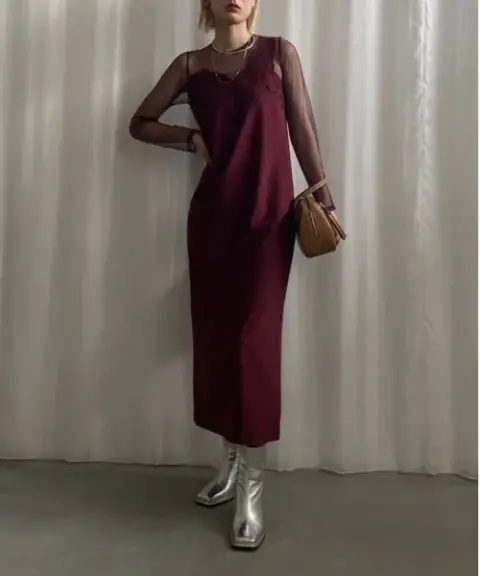 Ameri VINTAGE（アメリヴィンテージ） 【Sサイズ】UND RENEE CUTWORK DRESS
