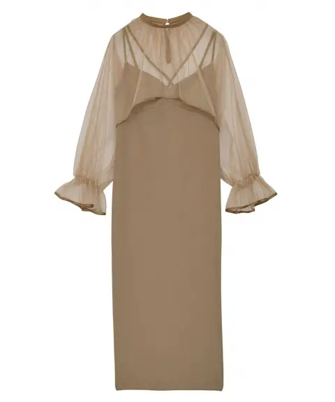 Ameri VINTAGE（アメリヴィンテージ） 【Sサイズ】MANY WAY AIRY VEIL DRESS
