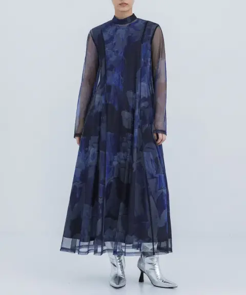 Ameri VINTAGE（アメリヴィンテージ） 【Sサイズ】UND GYPSUM ART DRESS